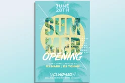 Summer Flyer Invitation Template