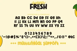 Summer Fresh - Chunky Font Duo