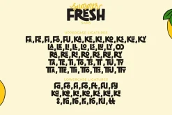 Summer Fresh - Chunky Font Duo
