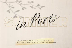 Summer in Paris Font Combination