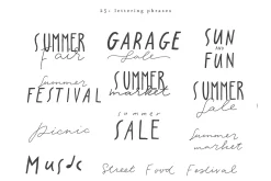 Summer Market - poster & map creator