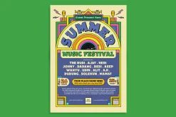 Summer Music Festival Flyer