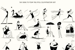Summer People: Minimal Line Art