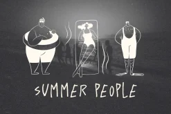 Summer People: Minimal Line Art