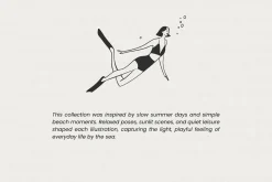 Summer People: Minimal Line Art