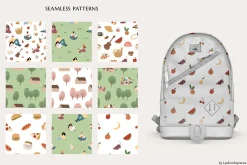 Summer picnic clipart | svg, png, ai