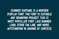 Summer Shotank - Beach & Holiday