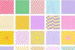 50 SUMMER STICKERS VECTOR SET