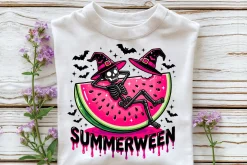 Summerween Skeleton Halloween PNG