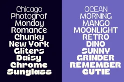 Sun Plumps Font Family