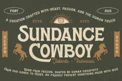Sundance Cowboy - Font Duo