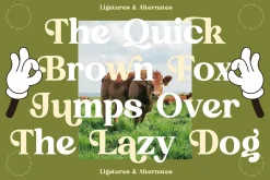 Sunday Ridges Retro Serif Font