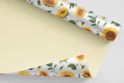 Sunflower Blooming Watercolor