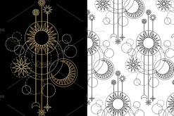 Sun, Moon and Star Tattoo