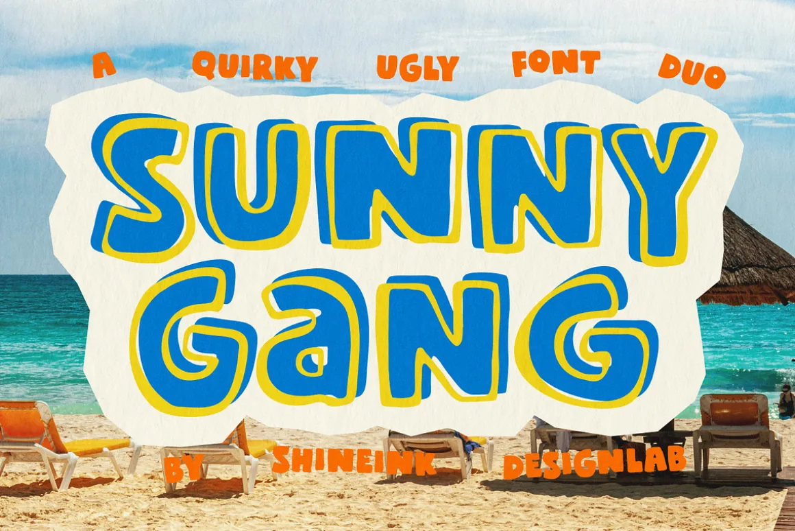 Sunny Gang - Quirky Typeface