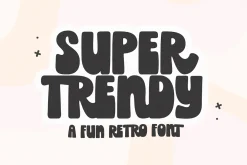 Super Trendy | Retro Font
