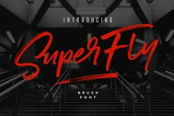 SuperFly Brush Font