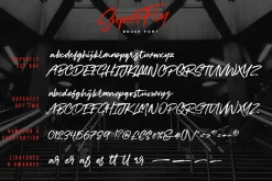 SuperFly Brush Font