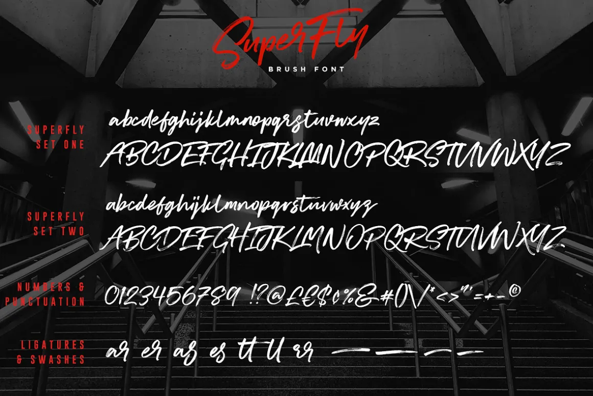 SuperFly Brush Font