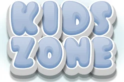 Super Kids - Bubble font - Blue