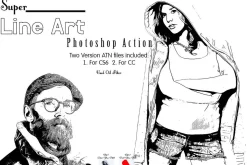 Super Line Art Photoshop Action