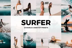 20 Surfer Lightroom Presets and LUTs