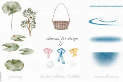 SWAN LAKE watercolor set