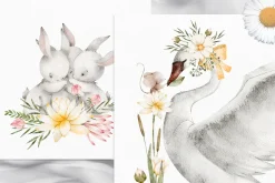 SWAN LAKE watercolor set