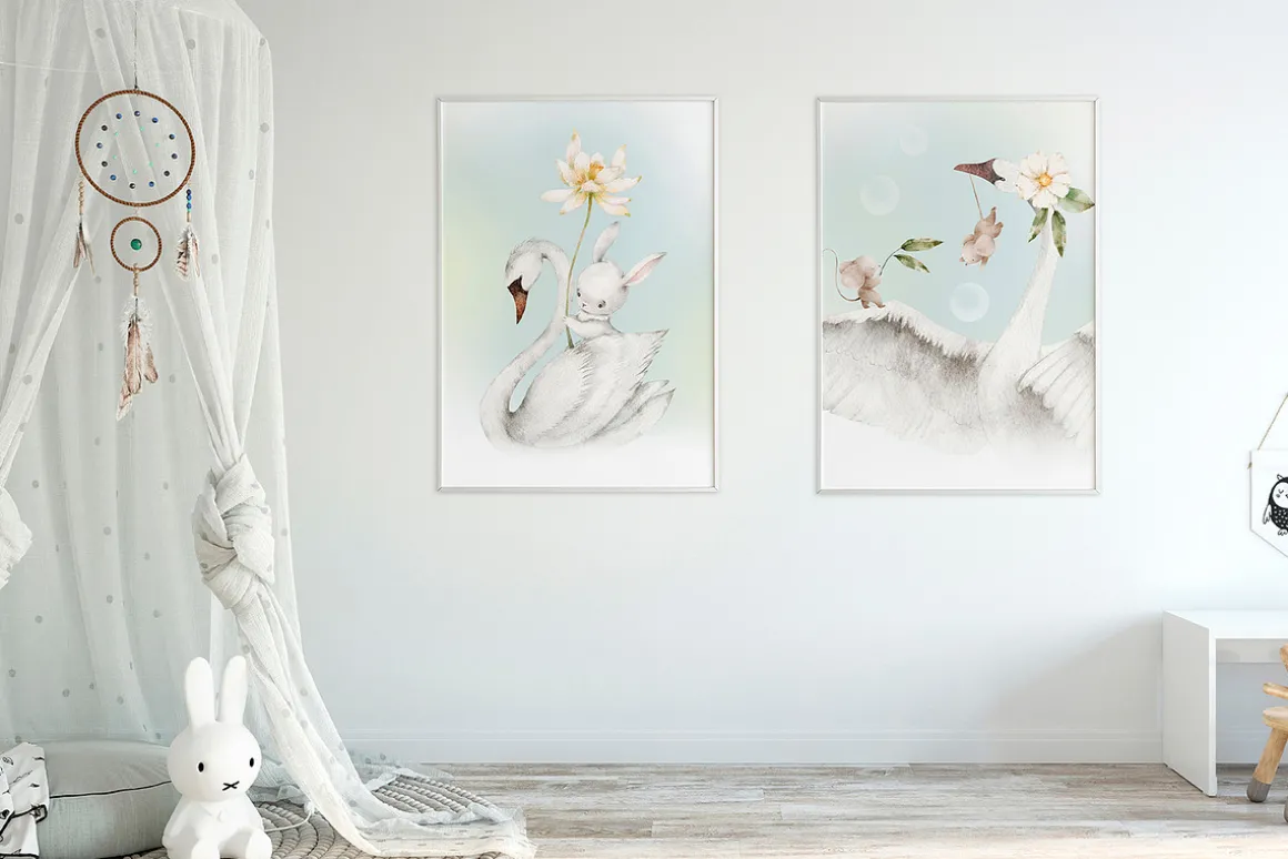 SWAN LAKE watercolor set