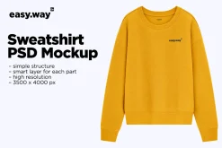 Sweatshirt PSD Mockup