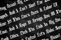 Swords Clover - Modern Blackletter
