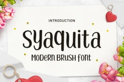 Syaquita Font