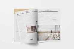 Tabloid Newspaper Mockups