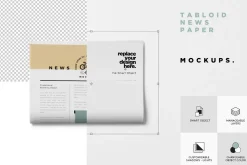 Tabloid Newspaper Mockups
