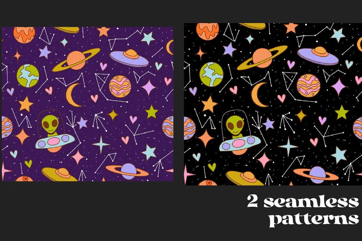 Take A Trip Seamless Patterns