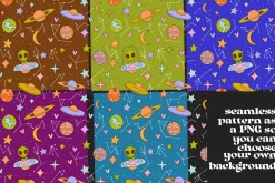 Take A Trip Seamless Patterns
