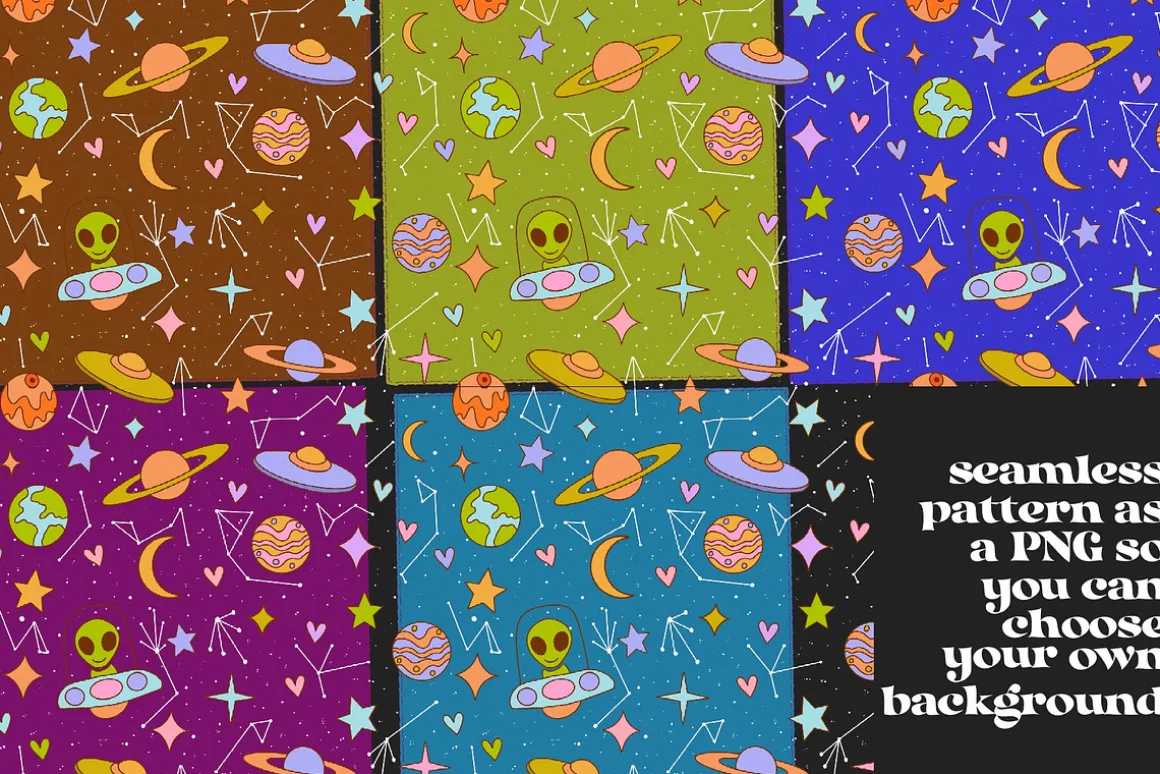Take A Trip Seamless Patterns