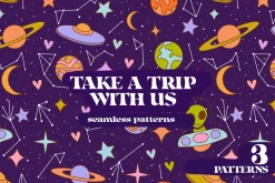 Take A Trip Seamless Patterns