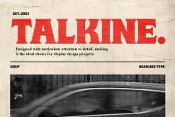 Talkine - Bold Headline Font
