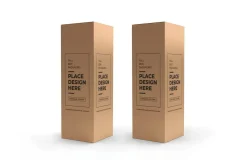 Tall Box Packaging Mockup Template