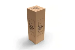 Tall Box Packaging Mockup Template
