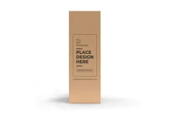 Tall Box Packaging Mockup Template