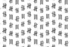 Tally marks set and seamless