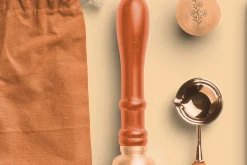 Tangerine Elegant Sealing Wax PNG