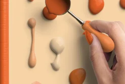 Tangerine Elegant Sealing Wax PNG