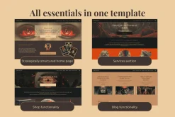 Tarot Squarespace Website Template