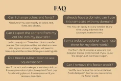 Tarot Squarespace Website Template