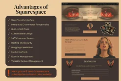 Tarot Squarespace Website Template