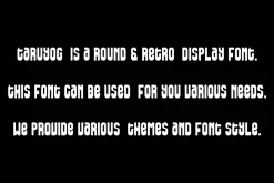 Taruyog - Retro Label Font