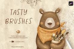 Tasty Brushes & Canvas for Procreate